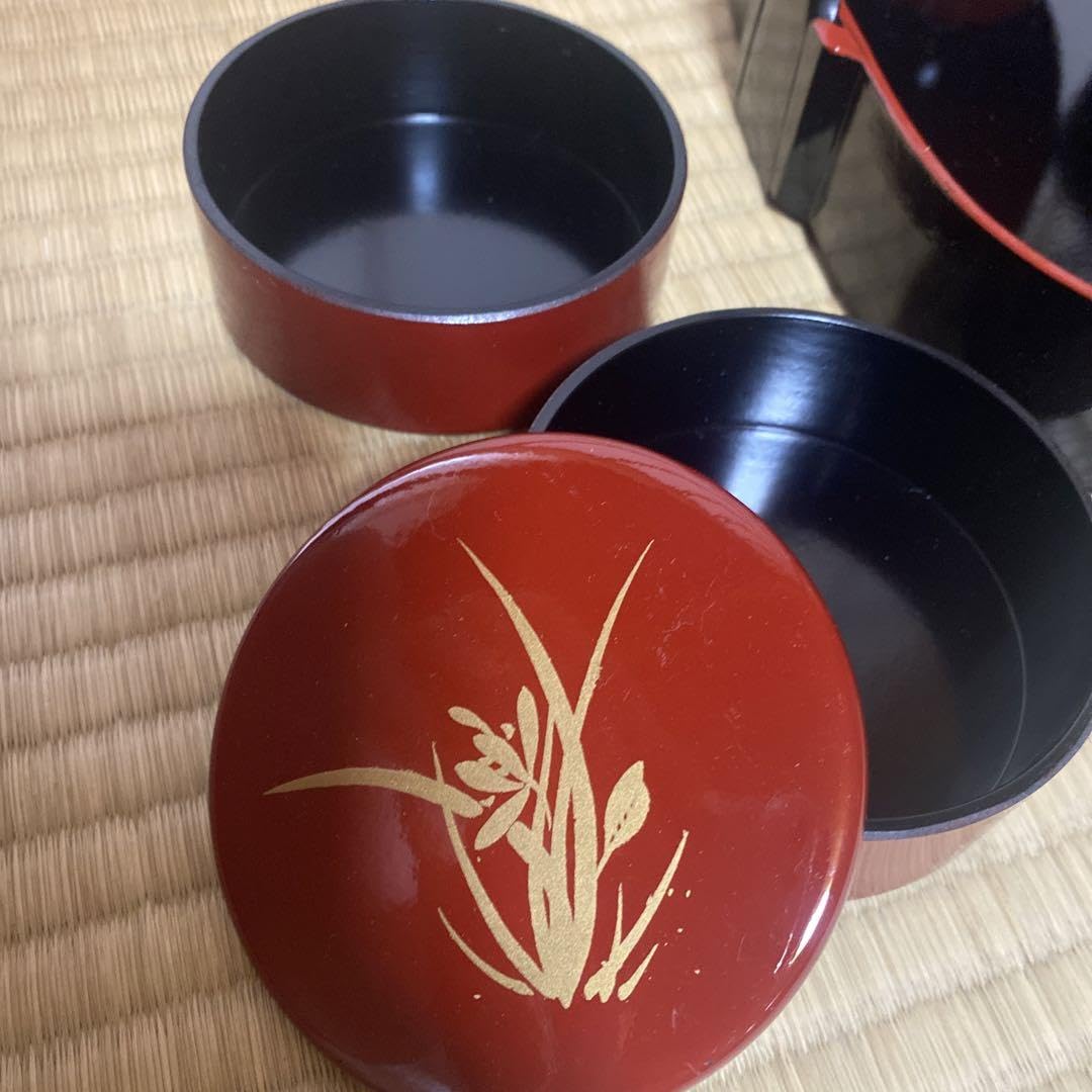 Amazon.co.jp: 漆塗り 椀 セット 手提げお盆付 漆器 : おもちゃ